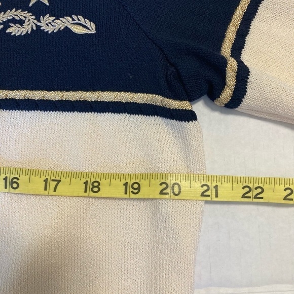 ST . JOHN SM collection by Marie Gray Santana knit sweater As is (yellow dots ) - Picture 9 of 12